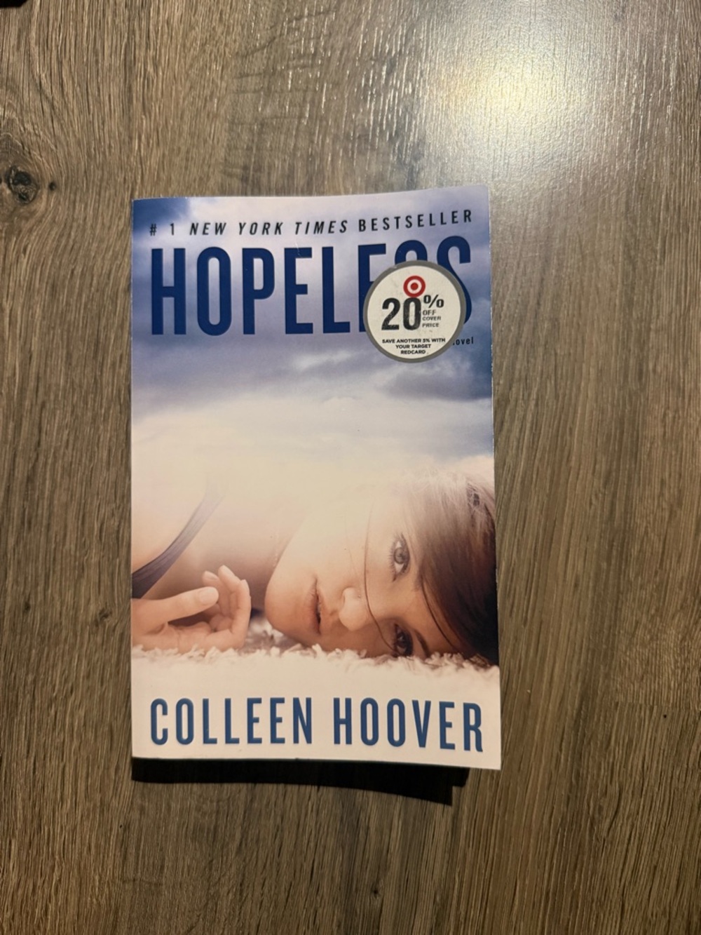 💛 3 for $15 💛  Hopeless by Colleen Hoover - Blue & White Paperback Novel